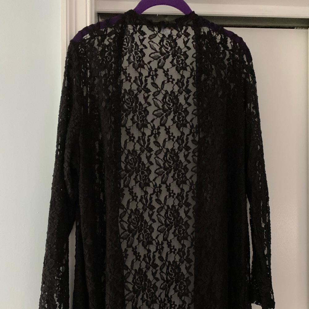 NWT Large Lularoe Black Lace Sarah